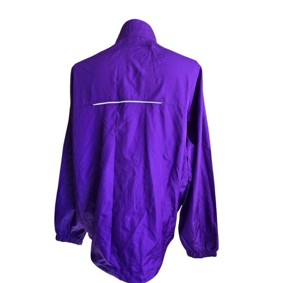 Mens Purple NFL Draft 2022 Lightweight Jacket Large Water Resistant JJ3859 - Picture 7 of 12